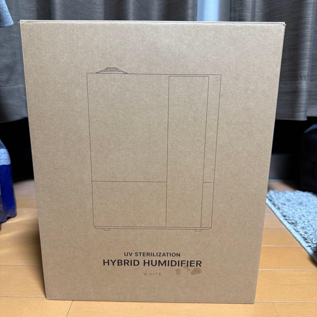 みー☆  AND DECOモダンデコ ハイブリッド式加湿器 ホワイト