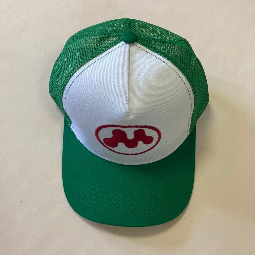 Mowalola トラッカーキャップ 緑/白