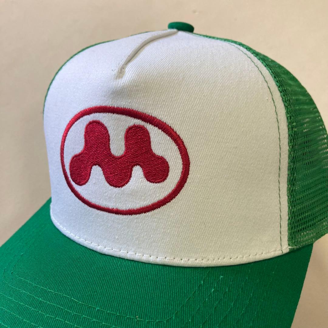Mowalola トラッカーキャップ 緑/白