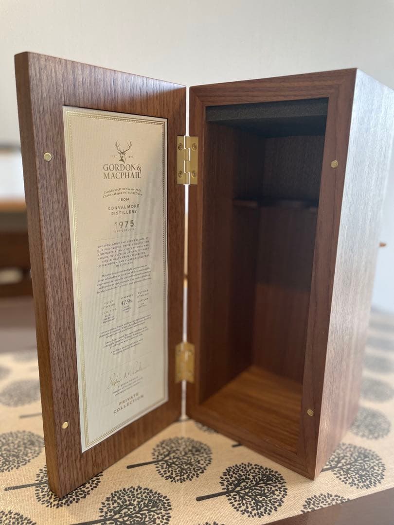 Gordon&MacPhail 1975 ゴードン&マクファイル⭐︎空瓶&化粧箱付