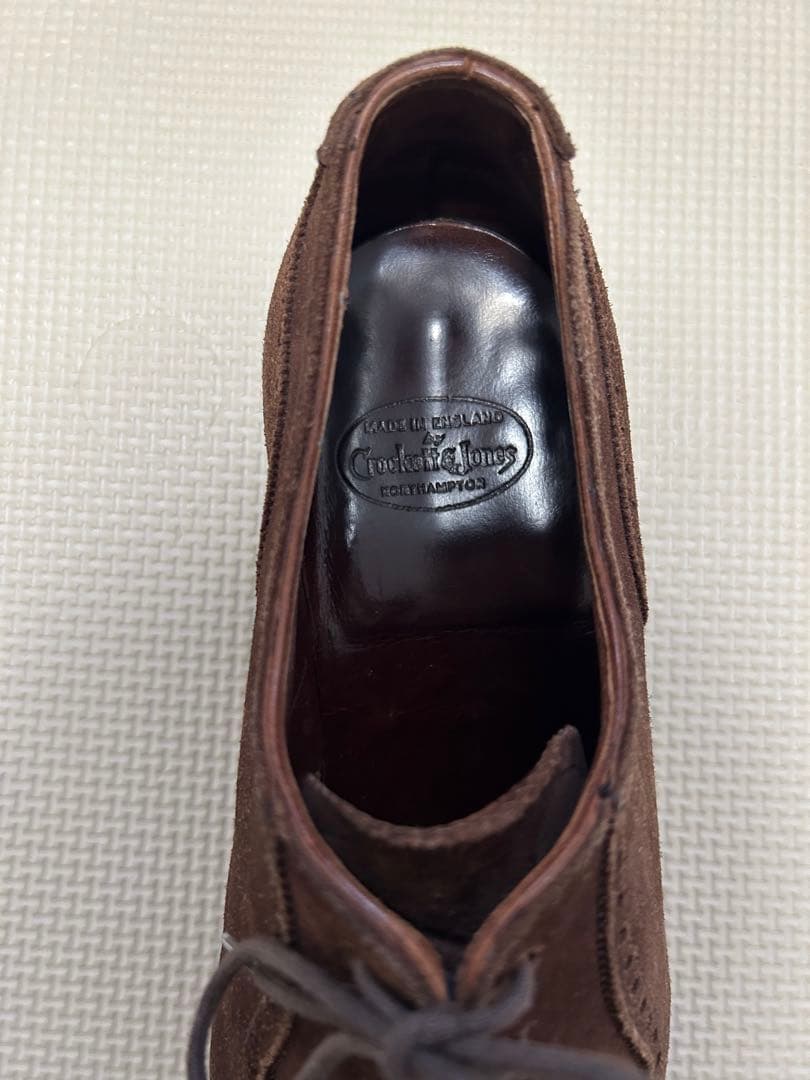 crockett&jonesクロケット&ジョーンズALBANY 6H Dスエード