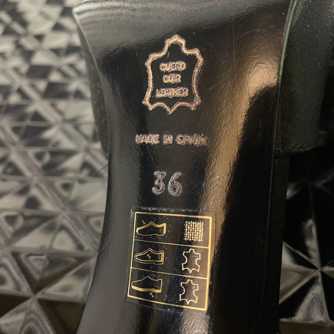 fifi chachnil フィフィ シャシュニル ミュール サテン ブラック