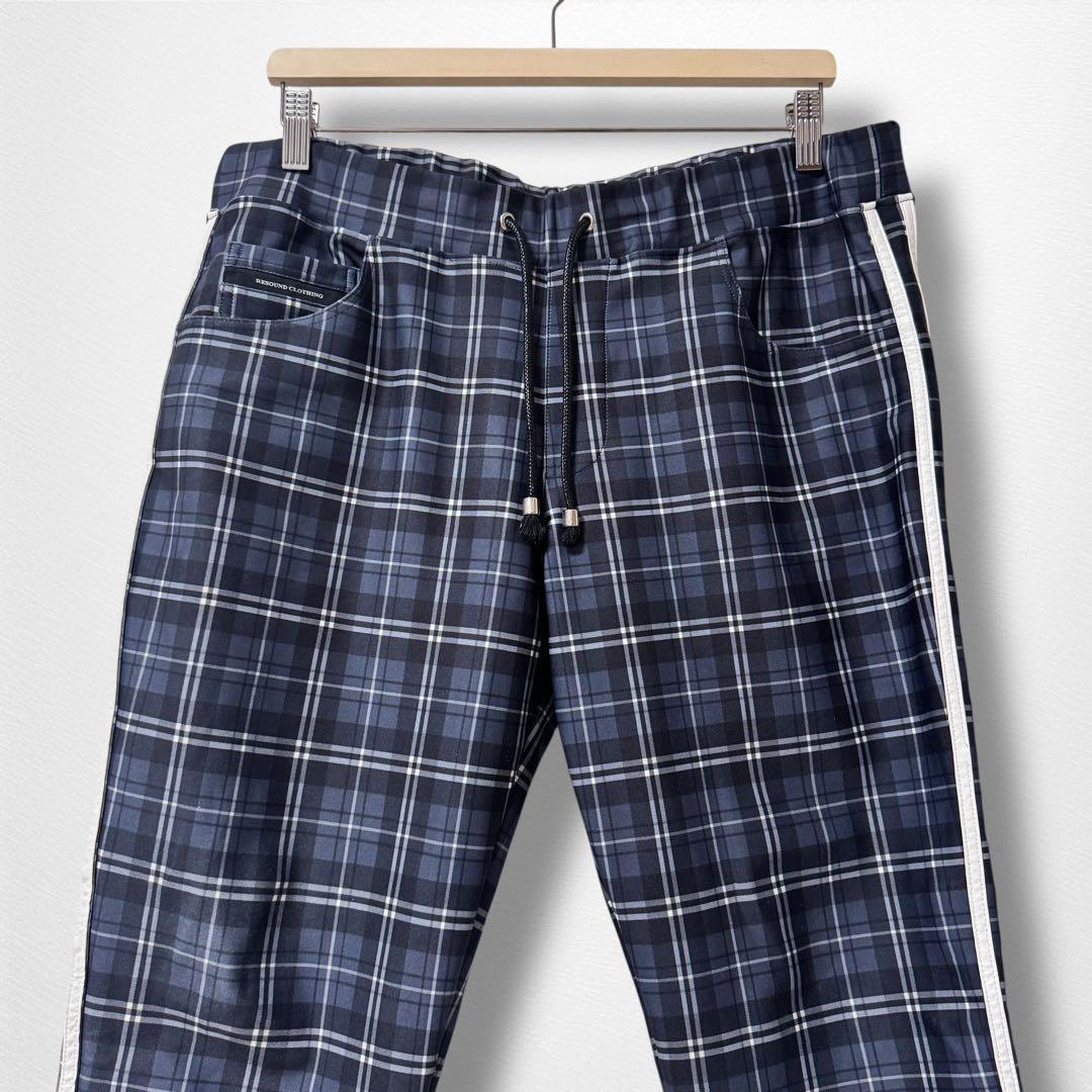 リサウンドクロージング チェックラインパンツ