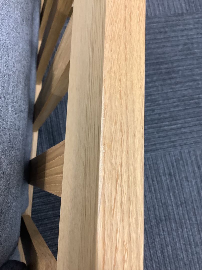 こつぶ 無印良品 2人掛けソファ フェザーポケットコイル2シーター