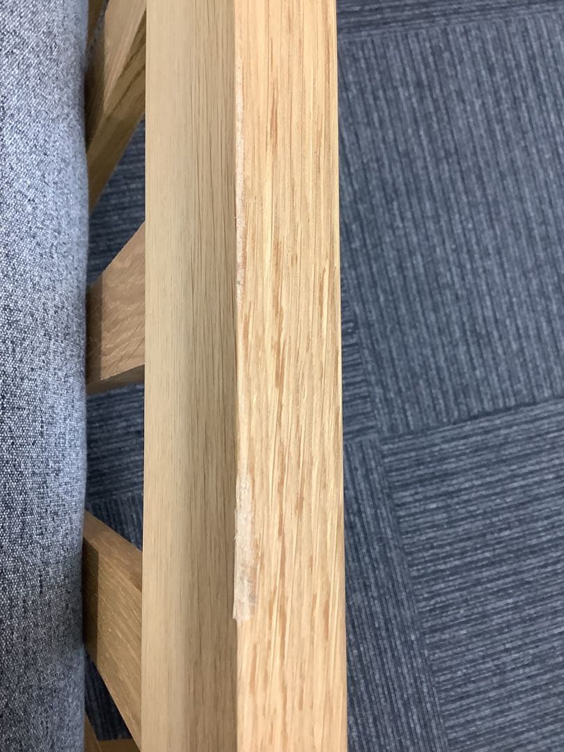 こつぶ 無印良品 2人掛けソファ フェザーポケットコイル2シーター