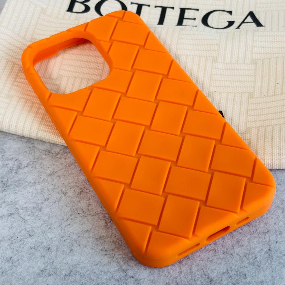 ボッテガヴェネタ iPhone ケース　オレンジ　BOTTEGA VENETA