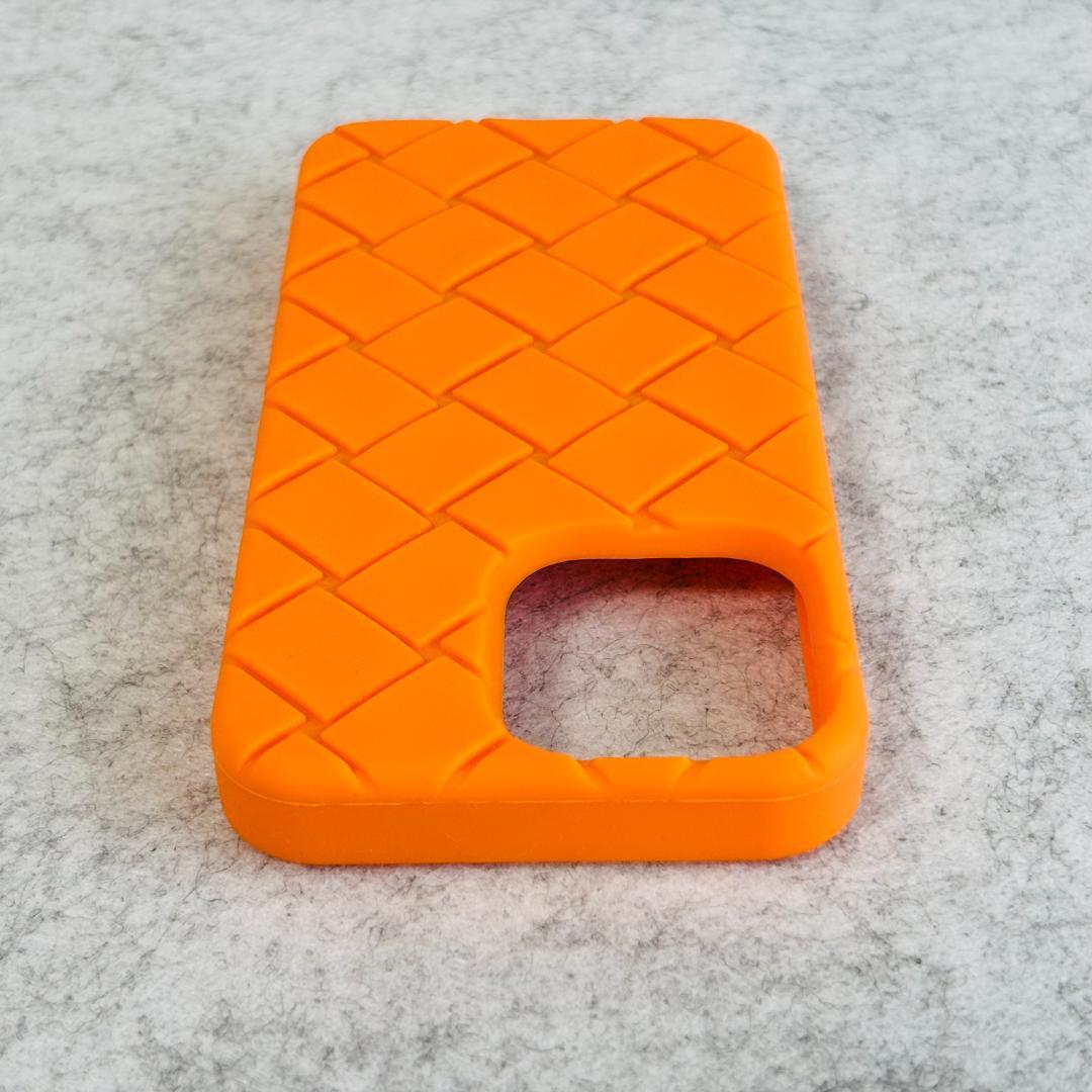 ボッテガヴェネタ iPhone ケース　オレンジ　BOTTEGA VENETA
