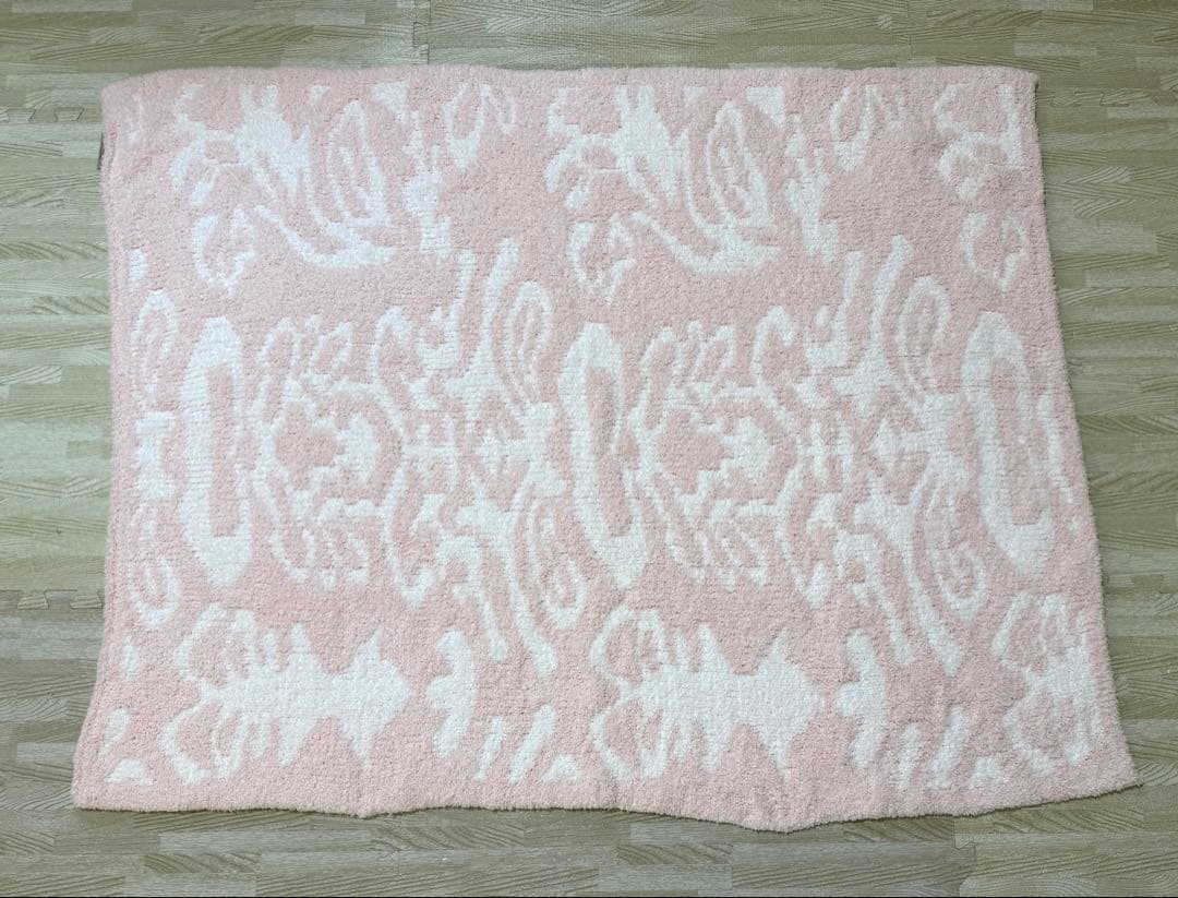 Kashwere カシウエア ハーフブランケット ブランケット ダマスク ピンク