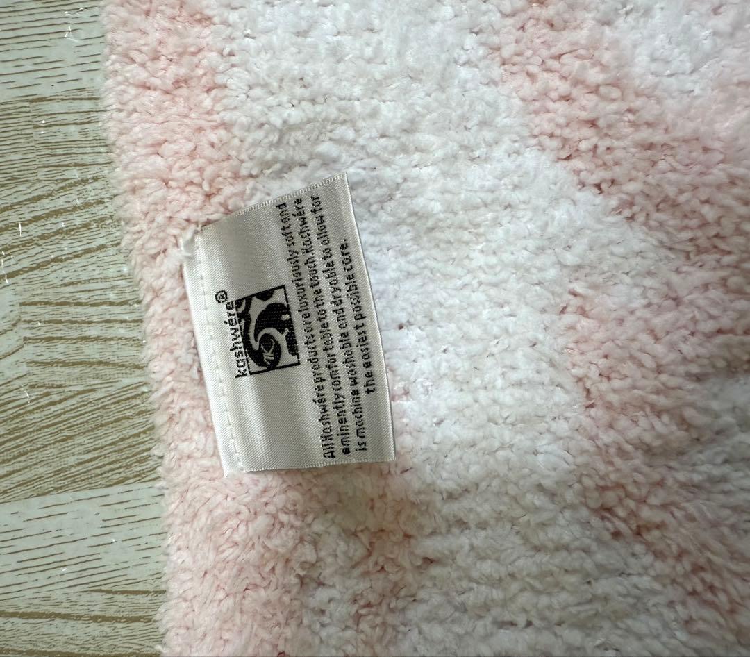 Kashwere カシウエア ハーフブランケット ブランケット ダマスク ピンク