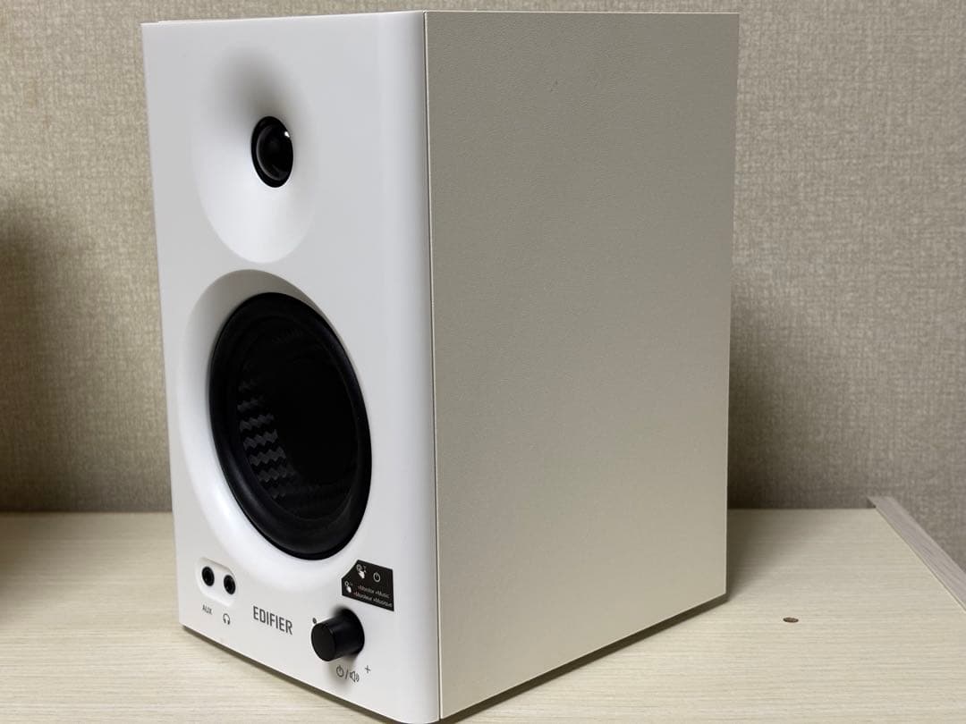 EDIFIER MR4 ホワイト モニタースピーカー ＋ TRSケーブル セット