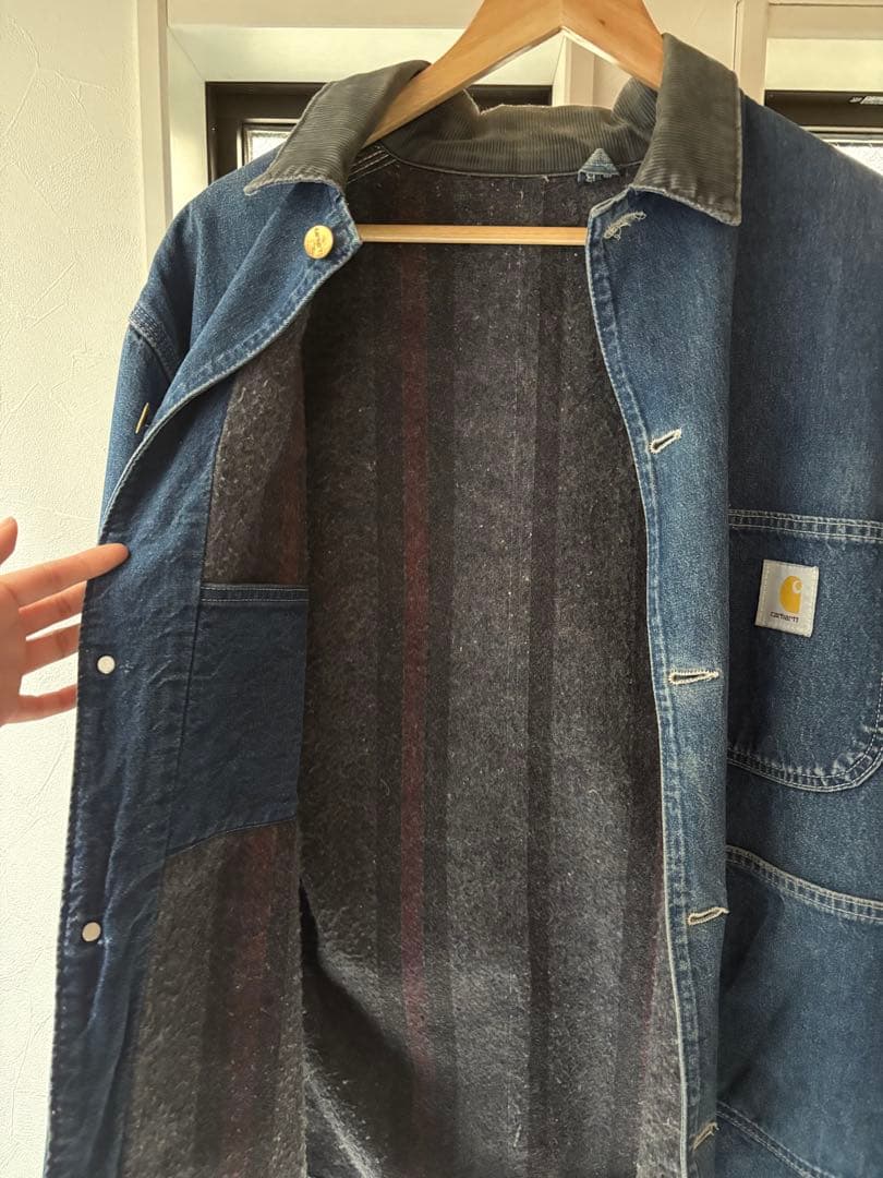 Carhartt カーハート　デニムジャケット　裏地付き