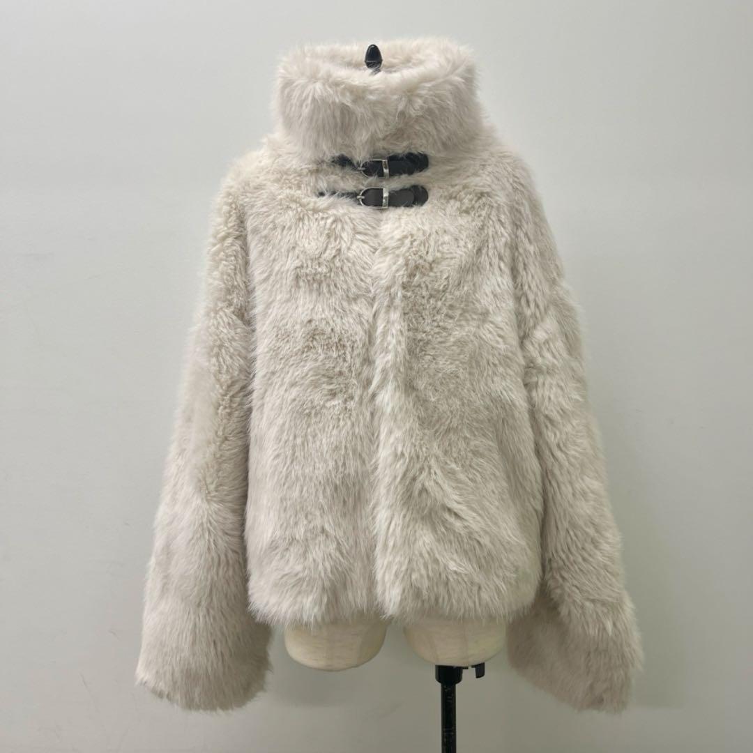 【限定価格】mellowneon 2wayベルトファーコート