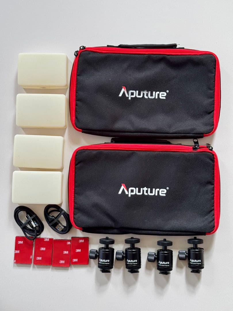 Aputure AL-MC 4-Light Travel Kit 2セット