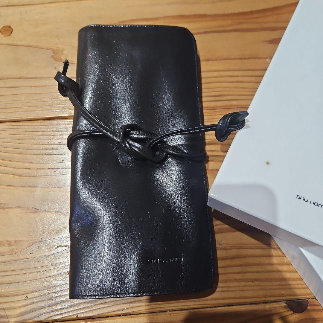 shu uemura コスメブラシケース折り型大容量14本収納ブラック