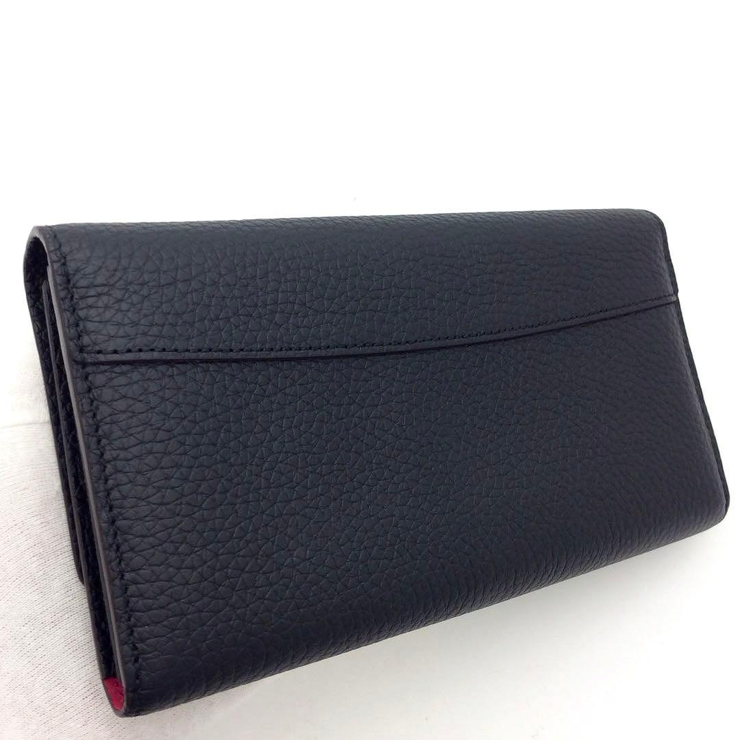 ルイヴィトン トリヨン 黒 ノワール ポルトフォイユ カプシーヌ 長財布