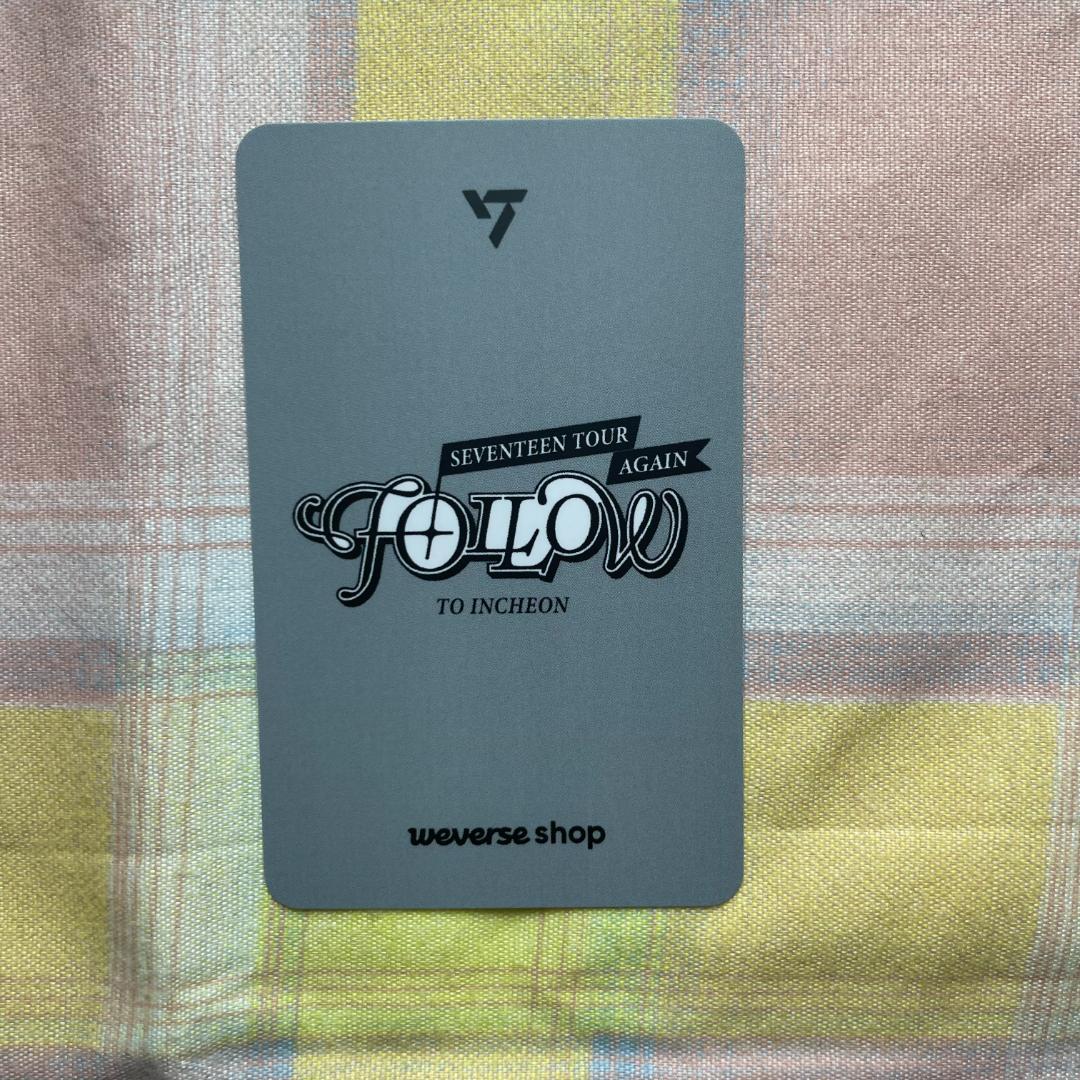 SEVENTEEN ウォヌ FOLLOW AGAIN セブチ仁川 会場限定トレカ