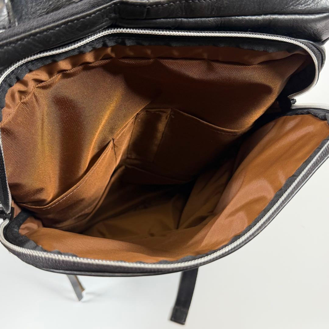 【美品】マスターピース　ビジネスリュック　ヴァリアス　レザー　ブラック