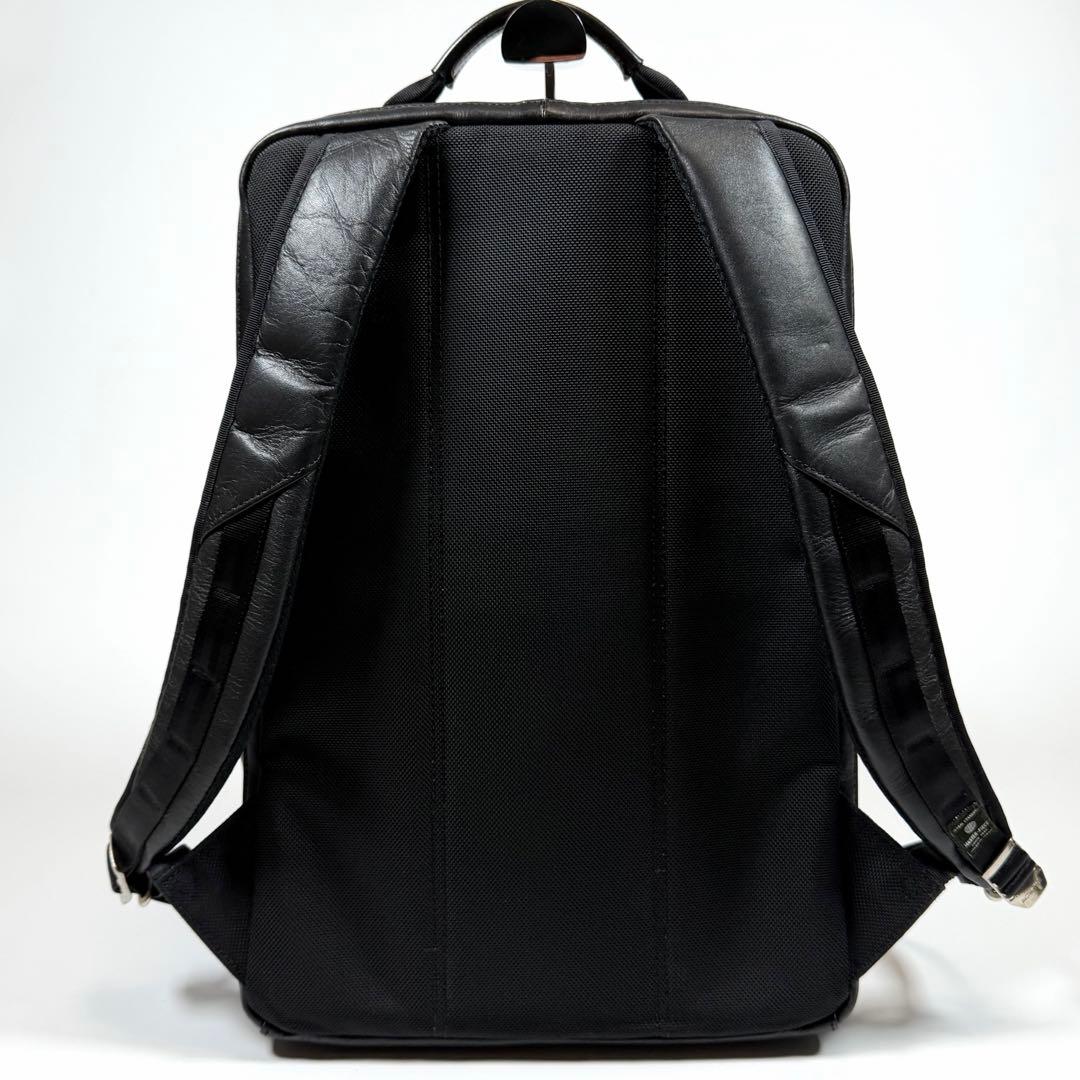 【美品】マスターピース　ビジネスリュック　ヴァリアス　レザー　ブラック