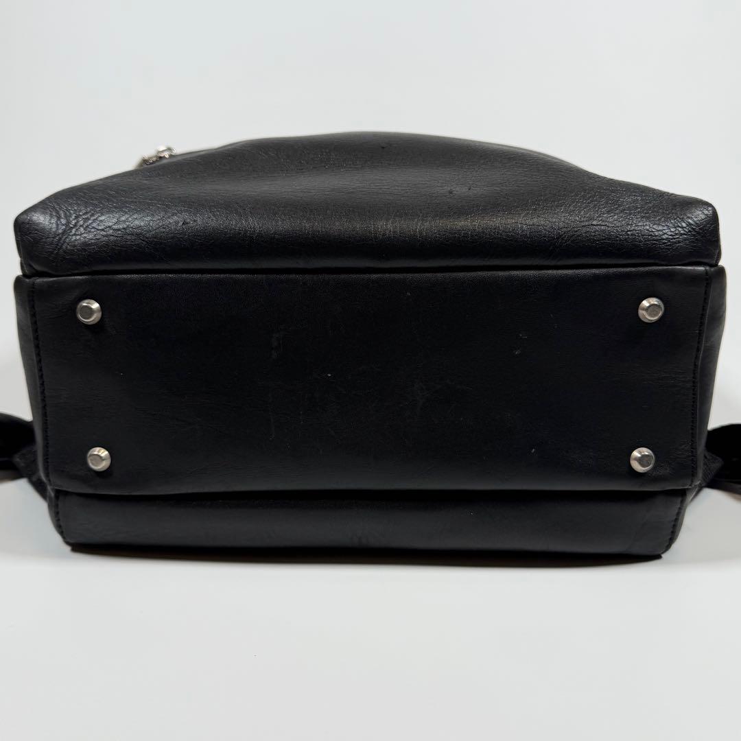 【美品】マスターピース　ビジネスリュック　ヴァリアス　レザー　ブラック