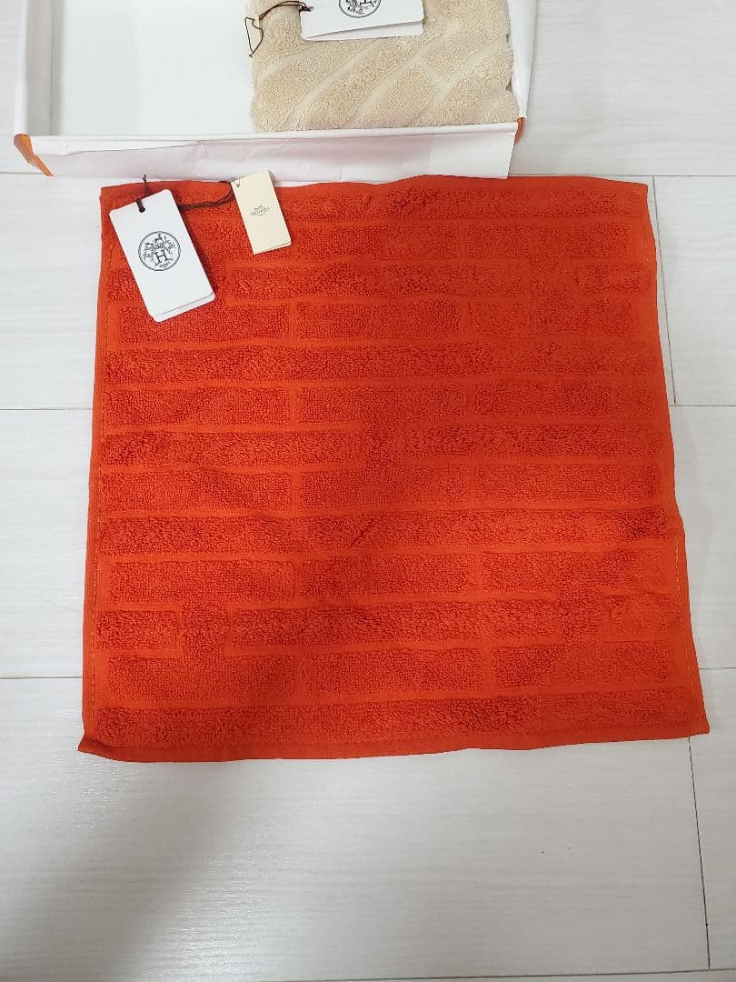【新品未使用】エルメス ステアーズ　ハンドタオル　２枚セット　ギフト
