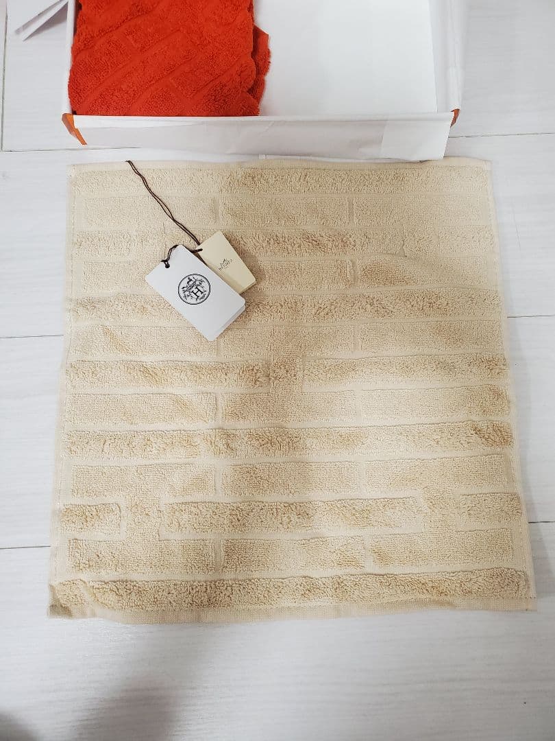 【新品未使用】エルメス ステアーズ　ハンドタオル　２枚セット　ギフト