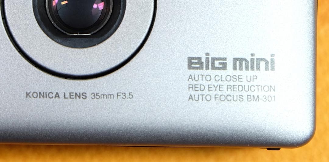 KONICA big mini 301 フィルムカメラ に 36枚撮りフィルム