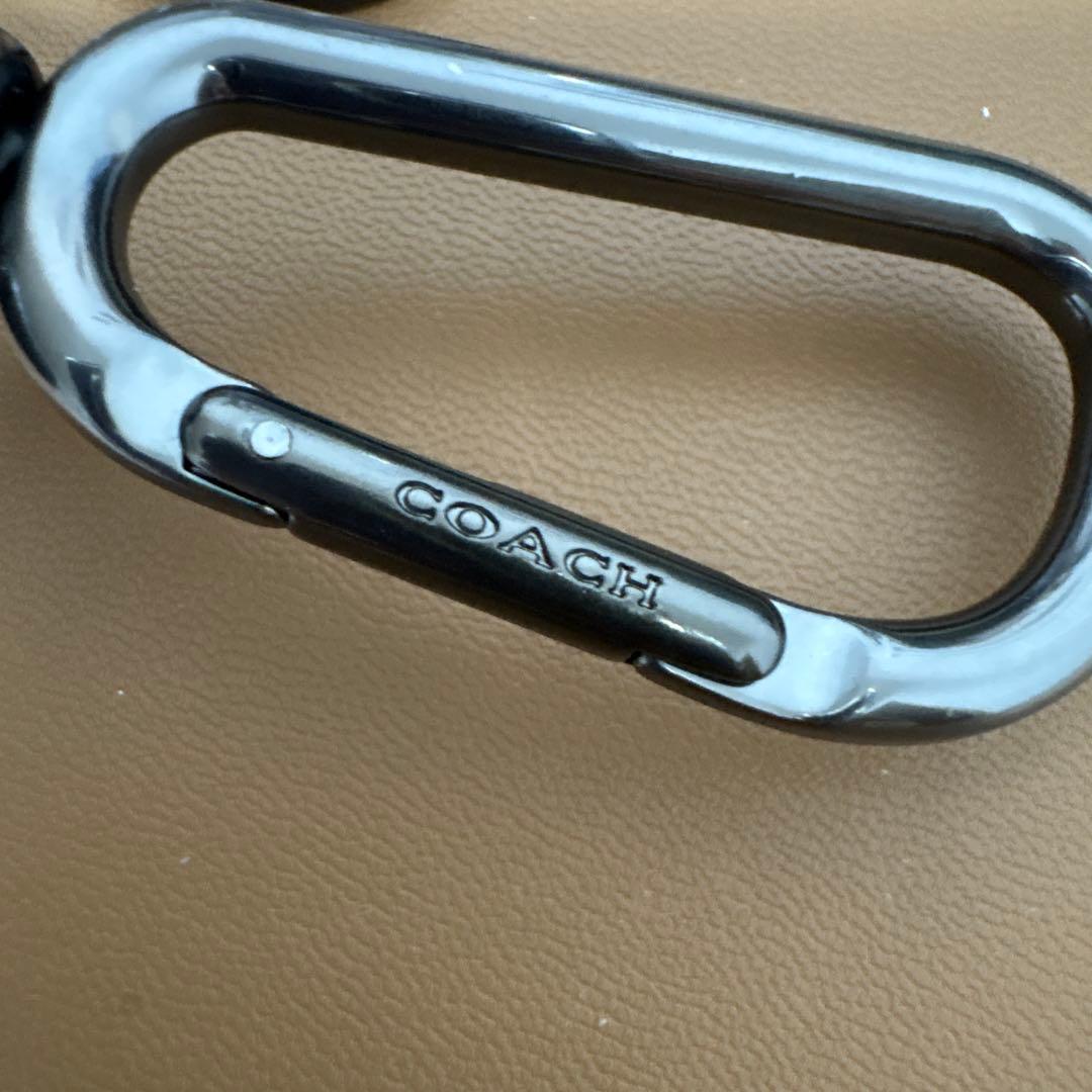 (新品)COACH Ｌジップキーケース コーチシグネチャーキャンバス