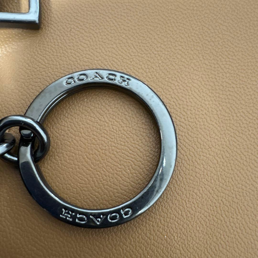 (新品)COACH Ｌジップキーケース コーチシグネチャーキャンバス