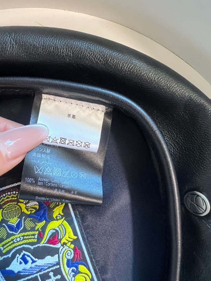 [ロレール ] ブルース ノワール ナチュラルレザー ベレー レディースSサイズ