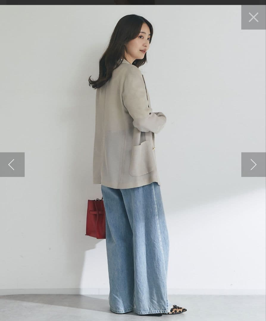 【ベストセラーアイテム・miki監修】メッシュメタルボタンライトジャケット