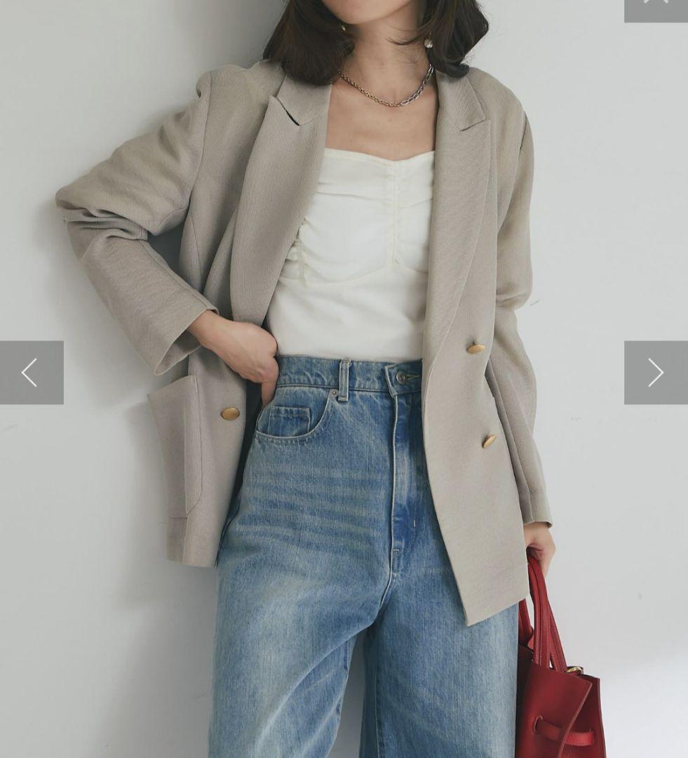 【ベストセラーアイテム・miki監修】メッシュメタルボタンライトジャケット