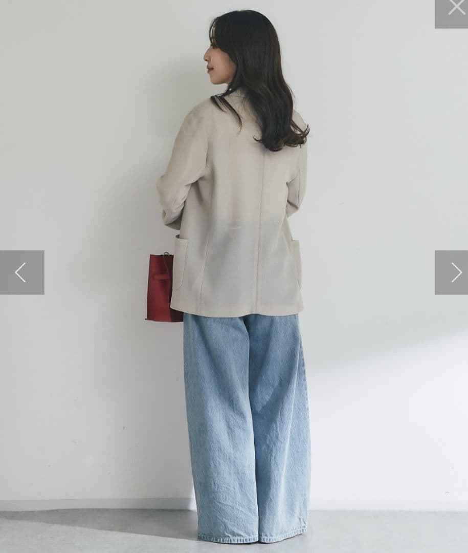 【ベストセラーアイテム・miki監修】メッシュメタルボタンライトジャケット