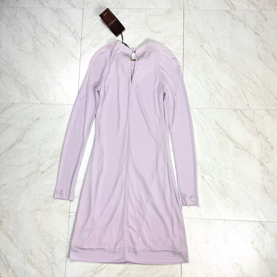 希少 GUCCI トムフォード期 ロングワンピース 花 パール 豪華 装飾 XS