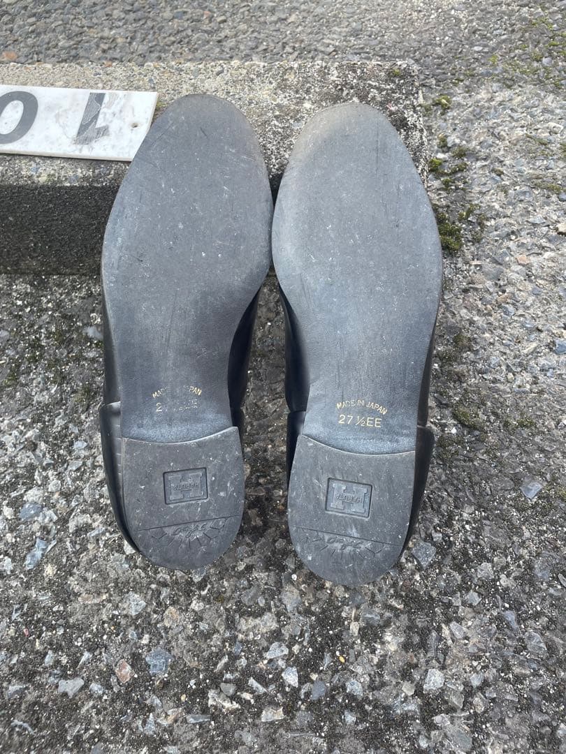 レア物　spock スポックシューズ　ハルタ　HARUTA 27.5 日本製　黒