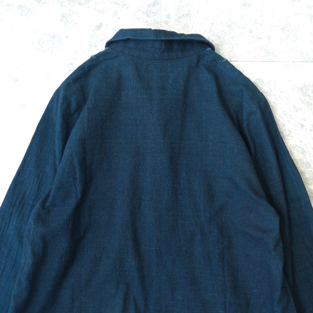 020 カズ様 パラスパレス コットン インディゴ シャツ ワンピース