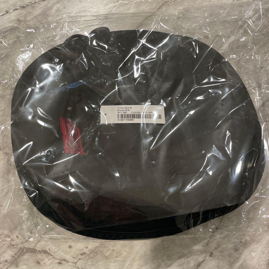 SupremeシュプリームMilitaryBoonieバケットハット黒S/M