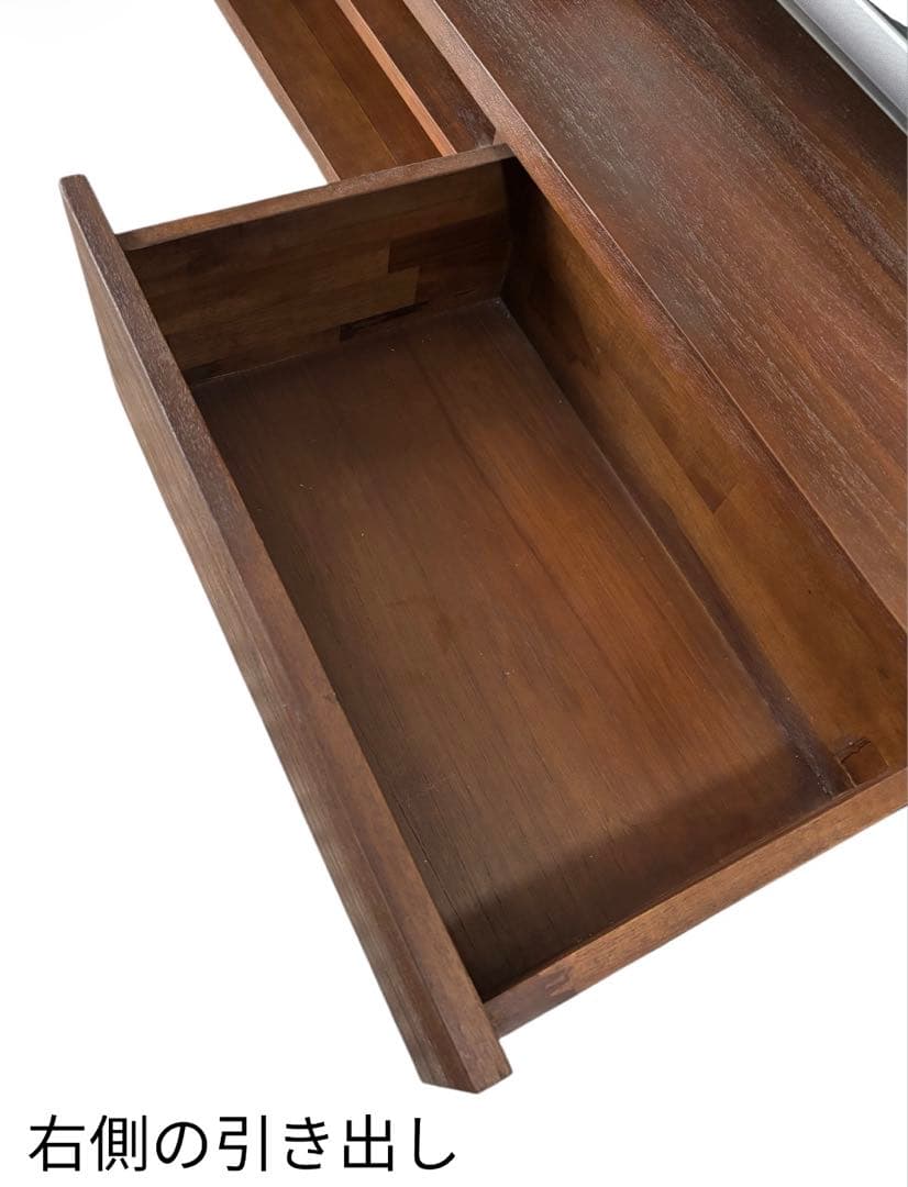 チーク材 テレビ台 160cm幅 ローボード