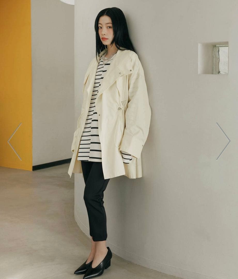 ♢極美品♢ ADAM ET ROPÉ モッズコート オフホワイト