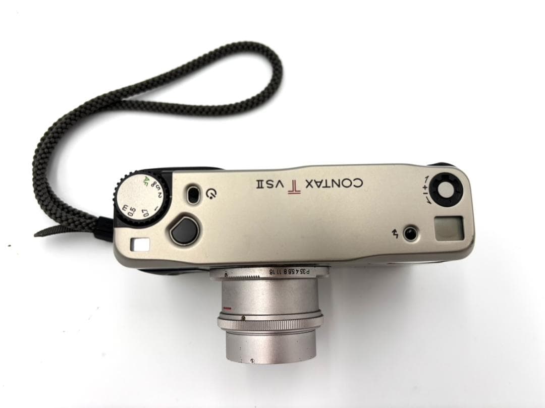 【通電確認OK】フィルムカメラ　CONTAX T VS Ⅱ　カバー付き