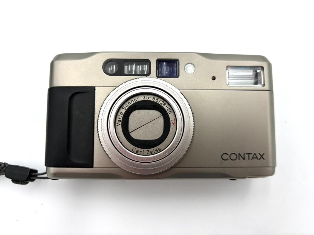 【通電確認OK】フィルムカメラ　CONTAX T VS Ⅱ　カバー付き