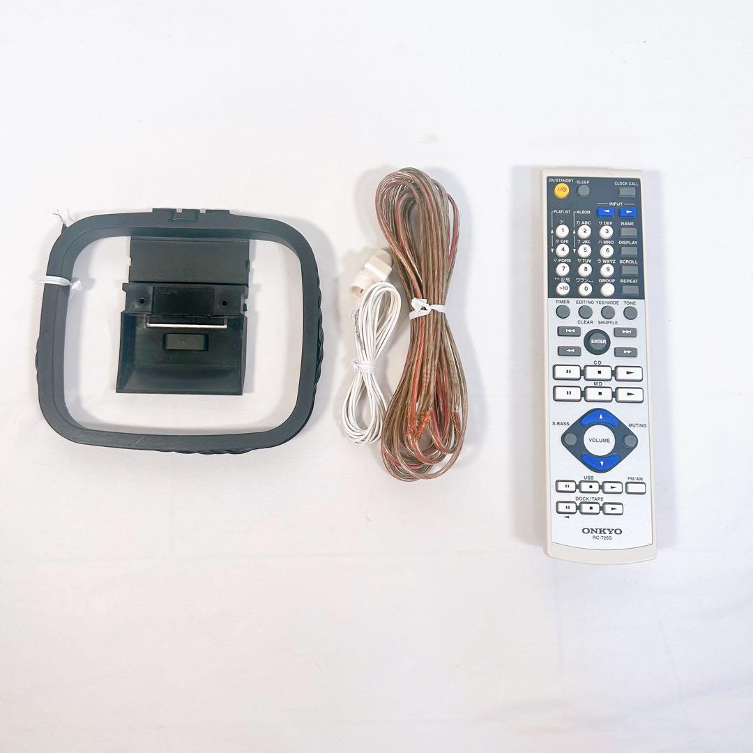 【動作品】ONKYO オンキョー　コンポ　木目 X-N7FX