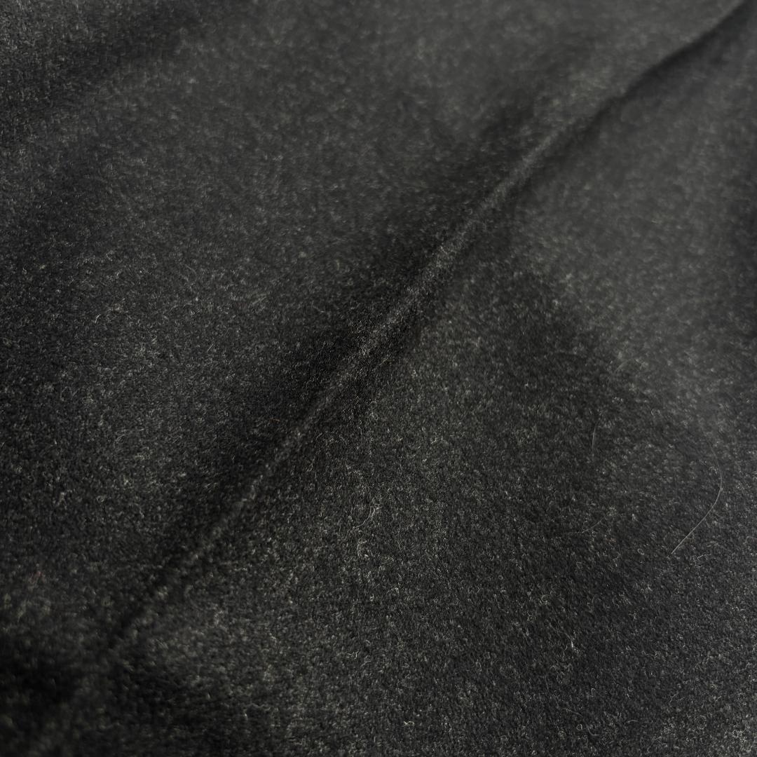 50s USA製 ブラック絣 ツータックウールスラックス レーヨンフリスコパンツ