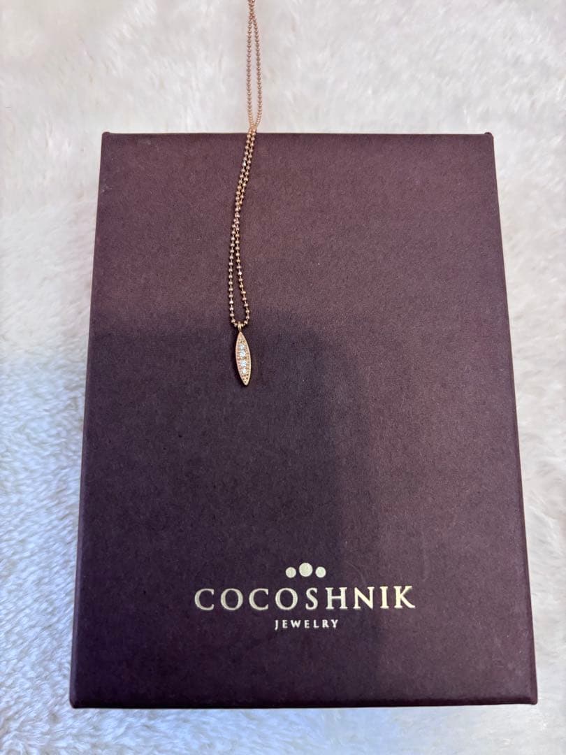 COCOSHNIK ネックレス　k-10 ダイヤ