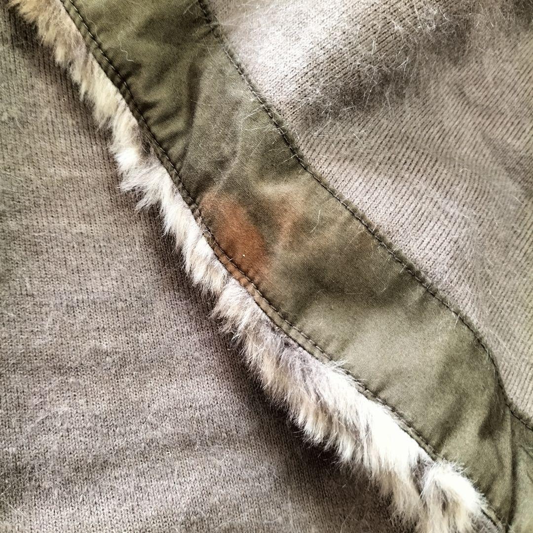 RNA アールエヌエー　カモフラBigコート　迷彩　ウッドランドカモフラ柄