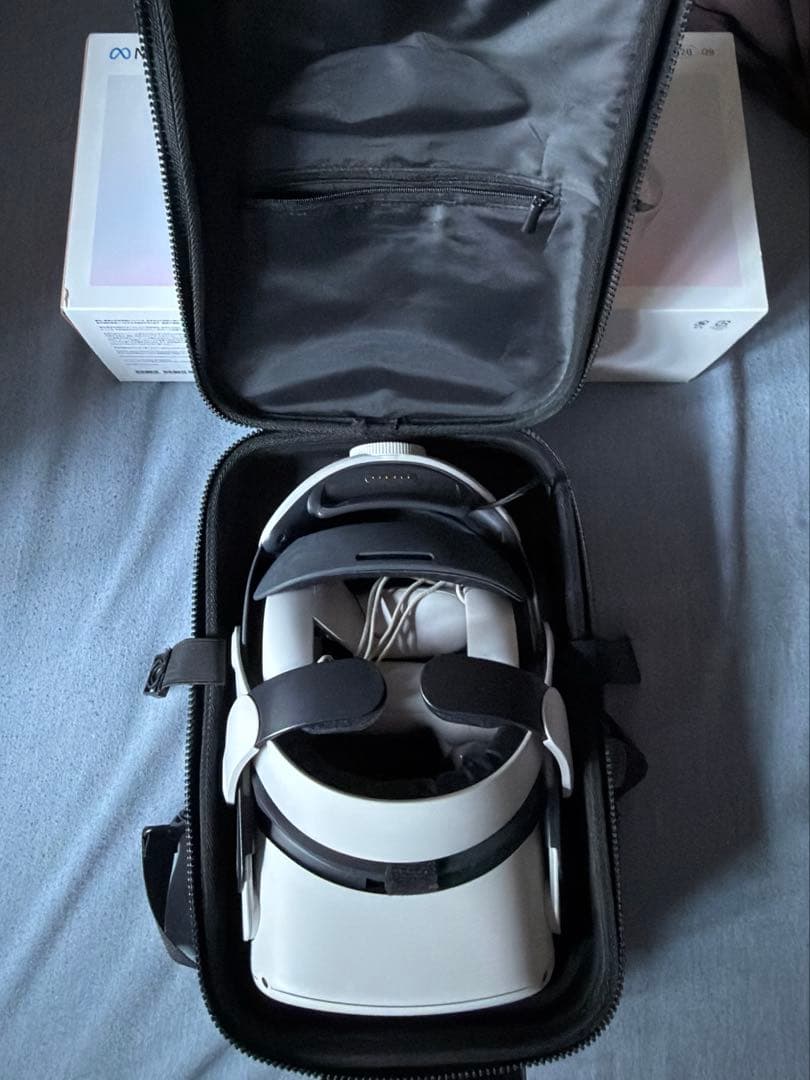  Quest 2 128GB本体＋バッテリー付き快適ストラップ純正箱付き