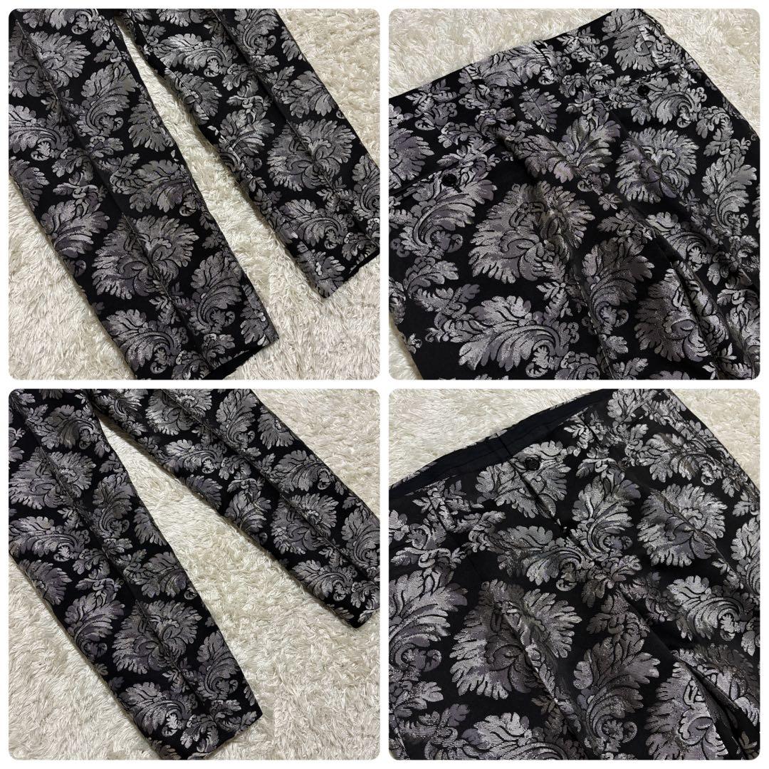 未使用級/タグ付き✨ドルガバ　スーツ　セットアップ　総柄　シルバー　50