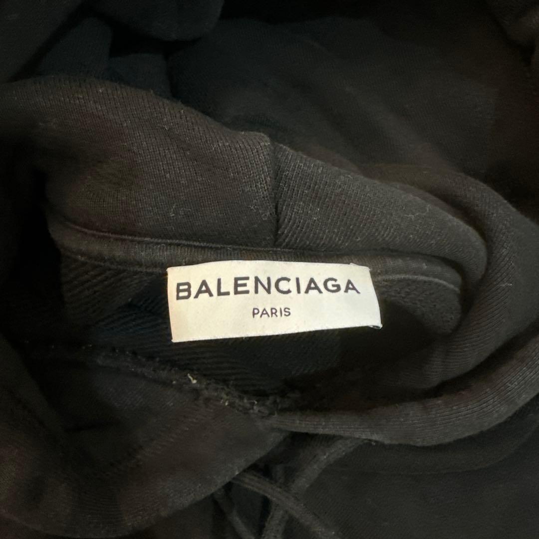 BALENCIAGA ブラック フーディ