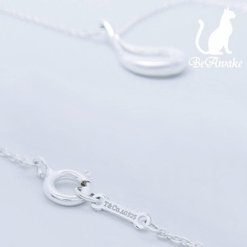 【新品仕上げ済】ティファニー オープン ティアドロップ ペンダント ネックレス