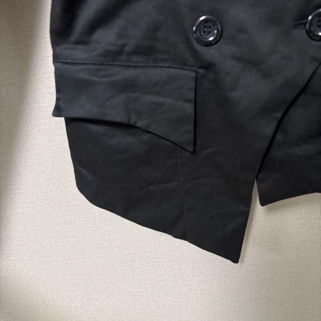 ブラックピースナウ　アシンメトリージャケット(M)ダブルボタン　パンクロック