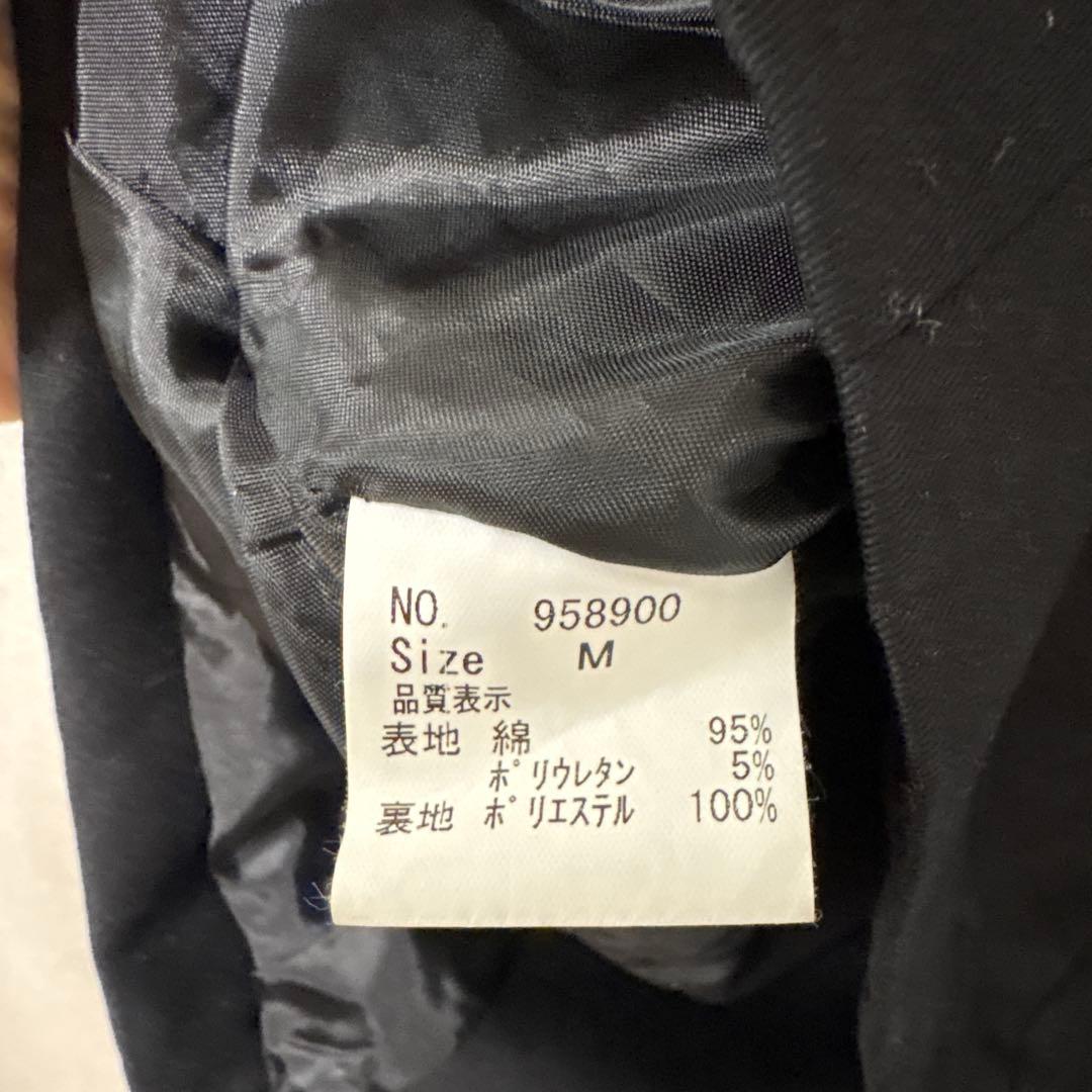 ブラックピースナウ　アシンメトリージャケット(M)ダブルボタン　パンクロック